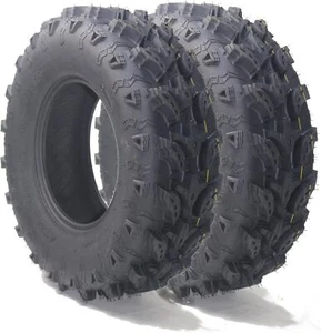 2Set 26x10-12 ATV Tires 6PR All Terrain 26x10x12 ATV UTV Trail Sand Mud Off-Road - Picture 1 of 9