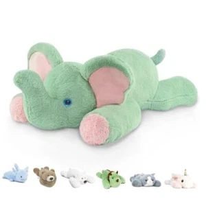 20" | 3.3 Pound Weighted Stuffed Animals, Large Pillowfort Medium Elephant - Picture 1 of 8
