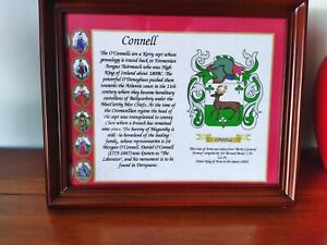 FAMILY SURNAME CREST COAT OF ARMS or TARTAN + HISTORY ORIGIN - with Tracking