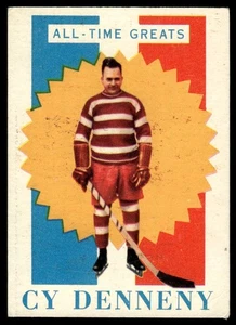 1960-61 TOPPS ALL TIME GREATS Cy Denneny Rookie Ottawa Senators #8 - Picture 1 of 2