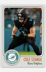Cole Strange Novelty Football Card! Miami Dolphins - Picture 1 of 1