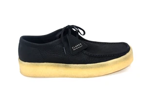 Clarks 261-58144 Wallabee Cup schwarz Nubuk HERREN GRÖSSE 13M FREIZEITSCHUH - Bild 1 von 9