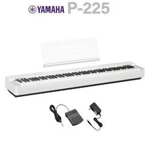 YAMAHA P-225 WH 88-Key Weighted Action Digital Piano CFX Sound Music instrument - Picture 1 of 1