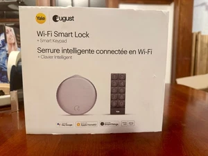 Yale August ASL-05 AK-R2 WLAN Smart Lock & Smart Keypad Schwarz Neu - Bild 1 von 5
