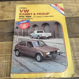 Volkswagen VW Rabbit & Pickup Shop Manual 1975-1983 Gas, Diesel & Turbo Diesel - Picture 1 of 3
