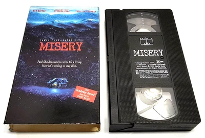 Misery VHS 1991 Stephen King Foto 1 de 4