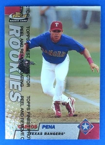 1999 Finest Carlos Pena #284 BASEBALL CARD Rookie Texas Rangers RC - Picture 1 of 2