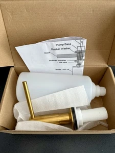 AquaStella ASF026BG Built in Soap Dispenser - Brushed Gold for Kitchen Sink - Picture 1 of 2