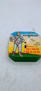 VINTAGE ASTRONAUT  DIME BANK    G-812 - Picture 1 of 7