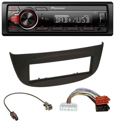 Pioneer MP3 1DIN DAB USB AUX Autoradio für Renault Twingo ab 2015 schwarz - Bild 1 von 4