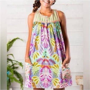 Matilda Jane 435 Girls Size 8 Dress Adventure Begins Treasure Hunt Paisley - Picture 1 of 8