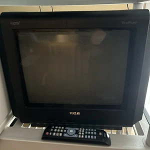 RCA TRUFLAT 14" CRT-SDTV 14F514T RETRO GAMING TELEVISION COMPONENT RGB W/ REMOTE - Picture 1 of 12