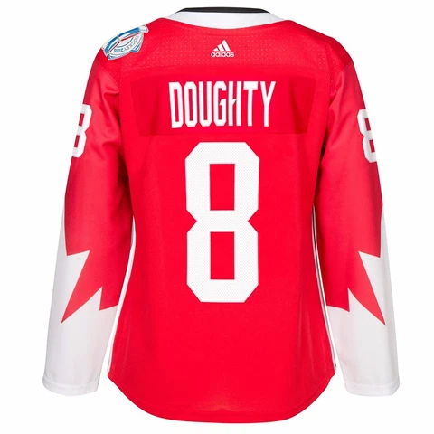 Drew Doughty Canada NHL Women's Red 2016 World Cup of Hockey Premier Home Jersey Cover