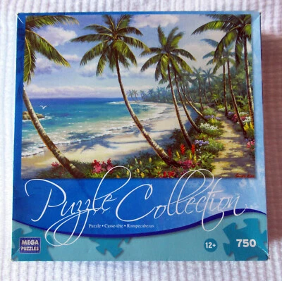 Mega Puzzle Collection Jigsaw Pathway To Paradise 750pc VG condition - Image 1 of 4