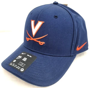 NEW Virginia Cavaliers Nike Rise Navy Embroidered Snapback Cap Hat Adult M/L - Picture 1 of 9