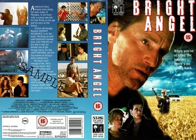 BRIGHT ANGEL (5) / PROMO UK RENTAL VIDEO SLEEVE / COLUMBIA TRISTAR VIDEO LABEL - Image 1 of 2