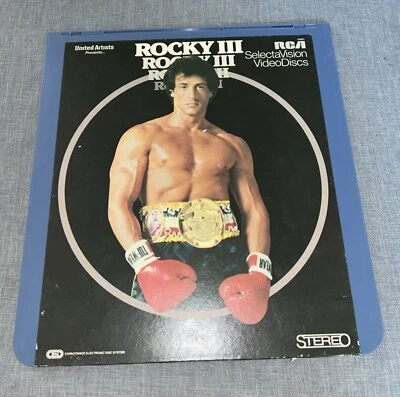 Rocky III RCA SelectaVision CED VideoDisc Sylvester Stallone - Image 1 of 2