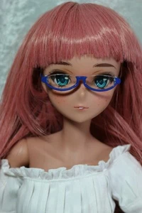 1/3 1/4 BJD SD 60cm 45 eye glasses eyeglasses Dollfie Blue clear lens Style 45 - Picture 1 of 6