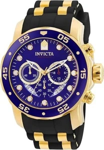 Herrenuhr 6983 Pro Diver Kollektion Chronograph blaues Zifferblatt schwarz Polyurethan - Bild 1 von 6