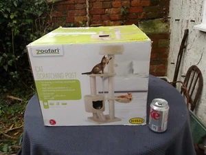 ZOOFARI Cat Scratching Post - For Playing, Scratching, Relaxing & Sleeping NEW - Picture 1 of 6