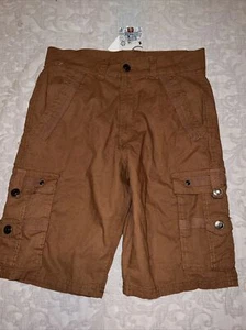 Swiss Cross Shorts Mens Size 32 Cargo Flat Front Tobacco Mid Rise Casual - Picture 1 of 7