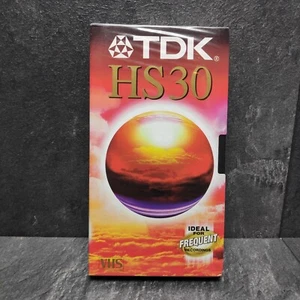 TDK HS 30 VHS Cassettes New Original Packaging | 30min Runtime | Blank Cassette - Picture 1 of 3