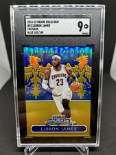 2014-15 Panini Excalibur Crusade Lebron James Blue /149 SGC 9 #93
