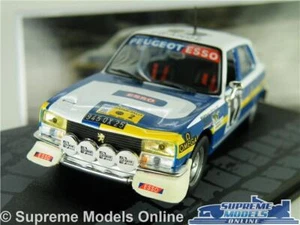 PEUGEOT 504 TI MODEL CAR 1976 SALOON RALLY NICOLAS 1:43 SCALE IXO SAFARI K8 - Picture 1 of 5