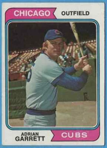 1974 Topps Adrian Garrett #656 Chicago Cubs - Picture 1 of 2