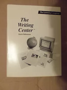 The Learning Company The Writing Center Quick Reference 1994 Mac OS - Picture 1 of 3
