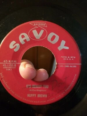 LABEL MISPRINT Nappy Brown DON'T BE ANGRY savoy 1155 1955 R&B IT'S REALLY YOU - Image 1 of 4