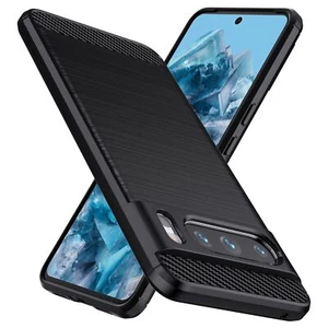Coque pour Google Pixel 8 ProPremium TPU Souple & Fibre de Carbone Housse Goo... - Photo 1 sur 7