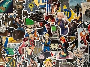 Fallout Sticker Pack - 50/100 Stickers - Vinyl Decal New Vegas Wasteland Vault