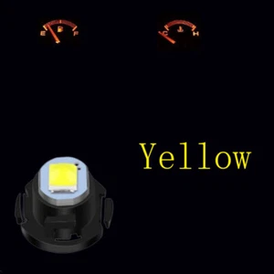 Yellow Replacement Climate Control and Clock Led bulbs For Lexus IS300 2001-05 - Picture 1 of 6