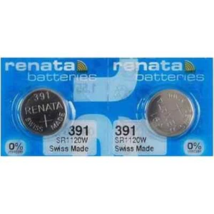 SR1120W Watch Battery x 2 Renata 391 Fits Omega Calibre 1337 - Picture 1 of 1