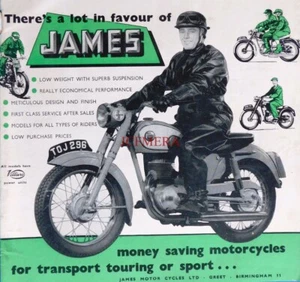 JAMES Motor Cycles Advert - 20/09/56 Magazine Cover Print - Picture 1 of 2