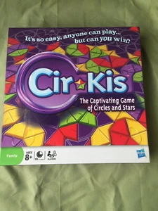 CIR KIS Circles & Stars 8+ Board Game used cir*kis 2009 parker brothers hasbro - Picture 1 of 7