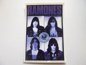 🎸 Vintage Ramones Adios Amigos Sticker 1997 Winterland 5 7/8 x 4" Punk Rock NYC - Picture 1 of 3