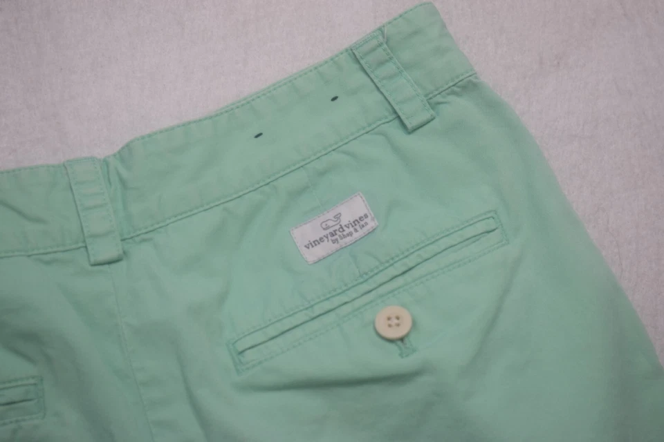 Vineyard Vines Whale Club shorts Teal Cotton Twill Boys Size 16 x 11" - Image 1 of 4