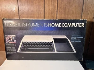 Vintage Texas Instruments Ti-99/4A Home Computer Box Manuals & Power Cord. Games - Picture 1 of 4