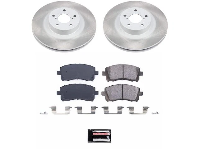 Kit de pastillas de freno delanteras y rotor para Subaru Outback 2001-2002 GV374VG Foto 1 de 1
