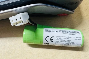 1INR19/66 F26402376 Battery 3.6V 2.9Ah 11.4Wh Green For INGENICO Move 5000 - Picture 1 of 2