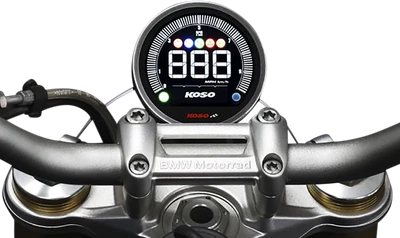 Многофункциональный датчик KOSO NORTH AMERICA DL-04 — черный — для BMW — R nineT - Изображение 1 из 4