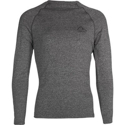 More Mile Train To Run Boys Running Top Grey Long Sleeve Junior Kids Breathable - Image 1 of 2