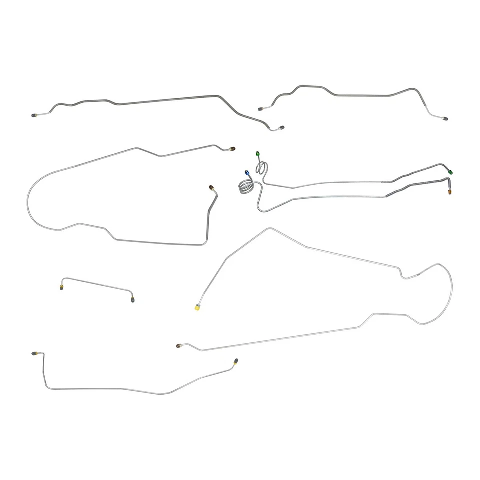 1973-80 Chevrolet GMC C10 C15 Suburban Conjunto Completo de Linha de Freio Kit Disco de Potência OE - Imagem 1 de 4