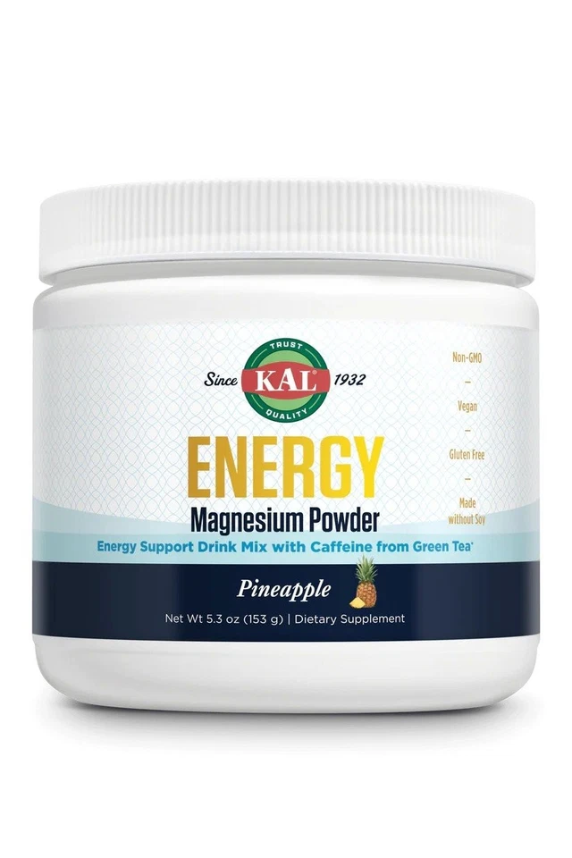 Polvo de magnesio Kal Energy - polvo de piña de 5,3 oz Foto 1 de 1