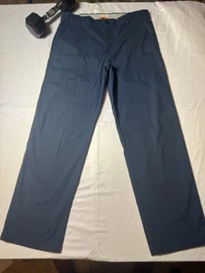 MENS DOCKERS NAVY BLUE COTTON PANTS SIZE 36 X 32 - Picture 1 of 8