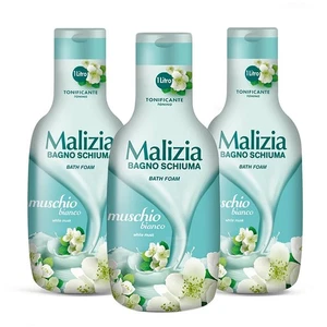 MALIZIA muschio bianco / weisser Moschus Badeschaum 3x 1000ml dreierpack - Bild 1 von 2