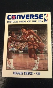 Reggie Theus Atlanta Hawks CONVERSE #24 1989 RARE ODDBALL Clyde Drexler - Picture 1 of 1