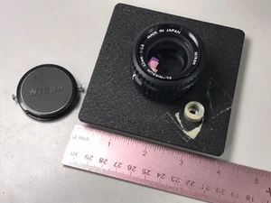 *Near MINT* Nikon EL Nikkor 63mm f/2.8 N Enlarging Lens M39 Mount w/ 4x4” Board - Picture 1 of 16
